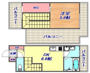 ＬＥＧＡＬＡＮＤ甲南山手の物件間取画像